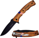 Cuchillo de bolsillo personalizado grabado con láser