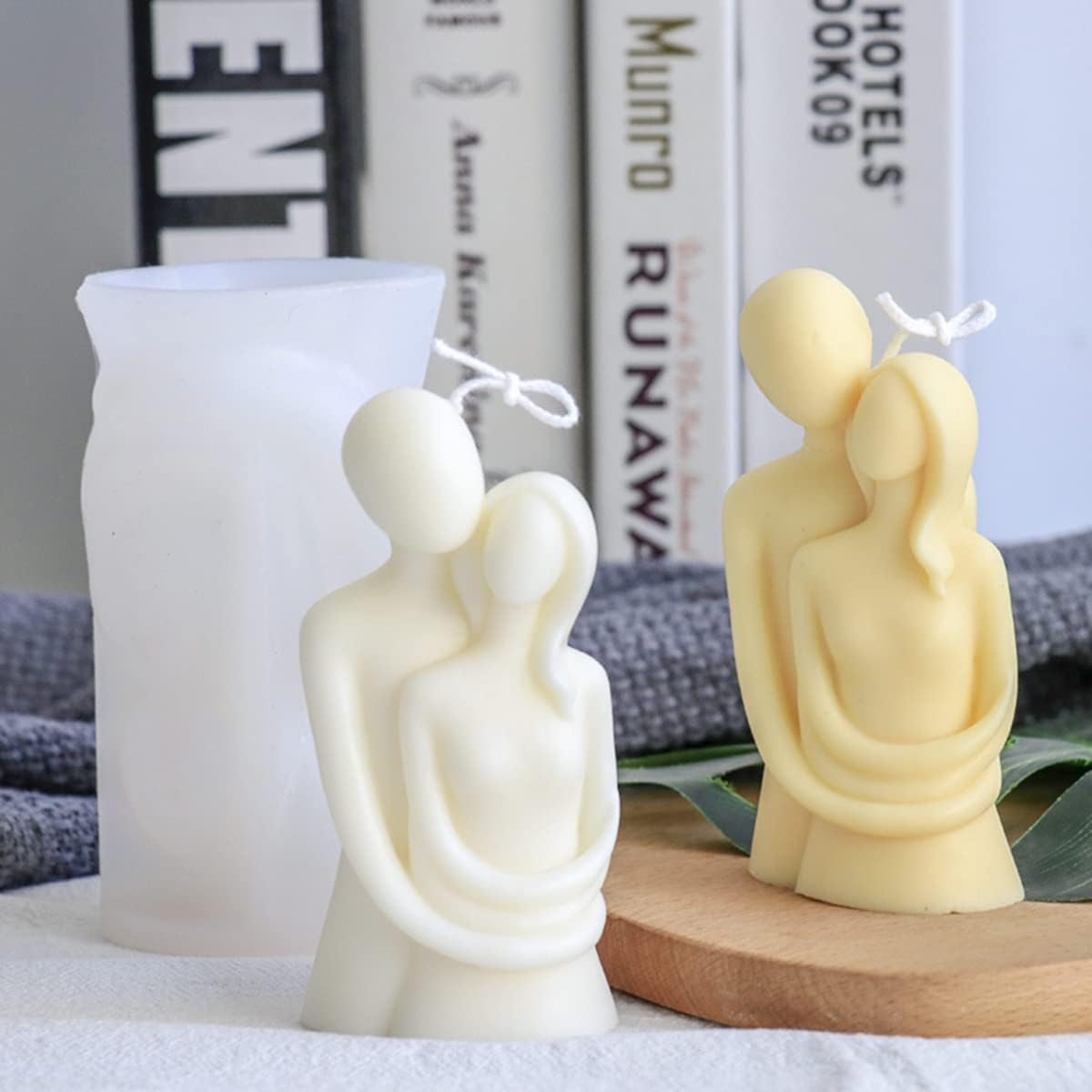 Molde de Silicona para Pareja de Amor - DIY Aromaterapia Mold