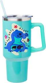 Vaso de Acero Inoxidable Silver Buffalo Aloha No Bad Days 40 oz