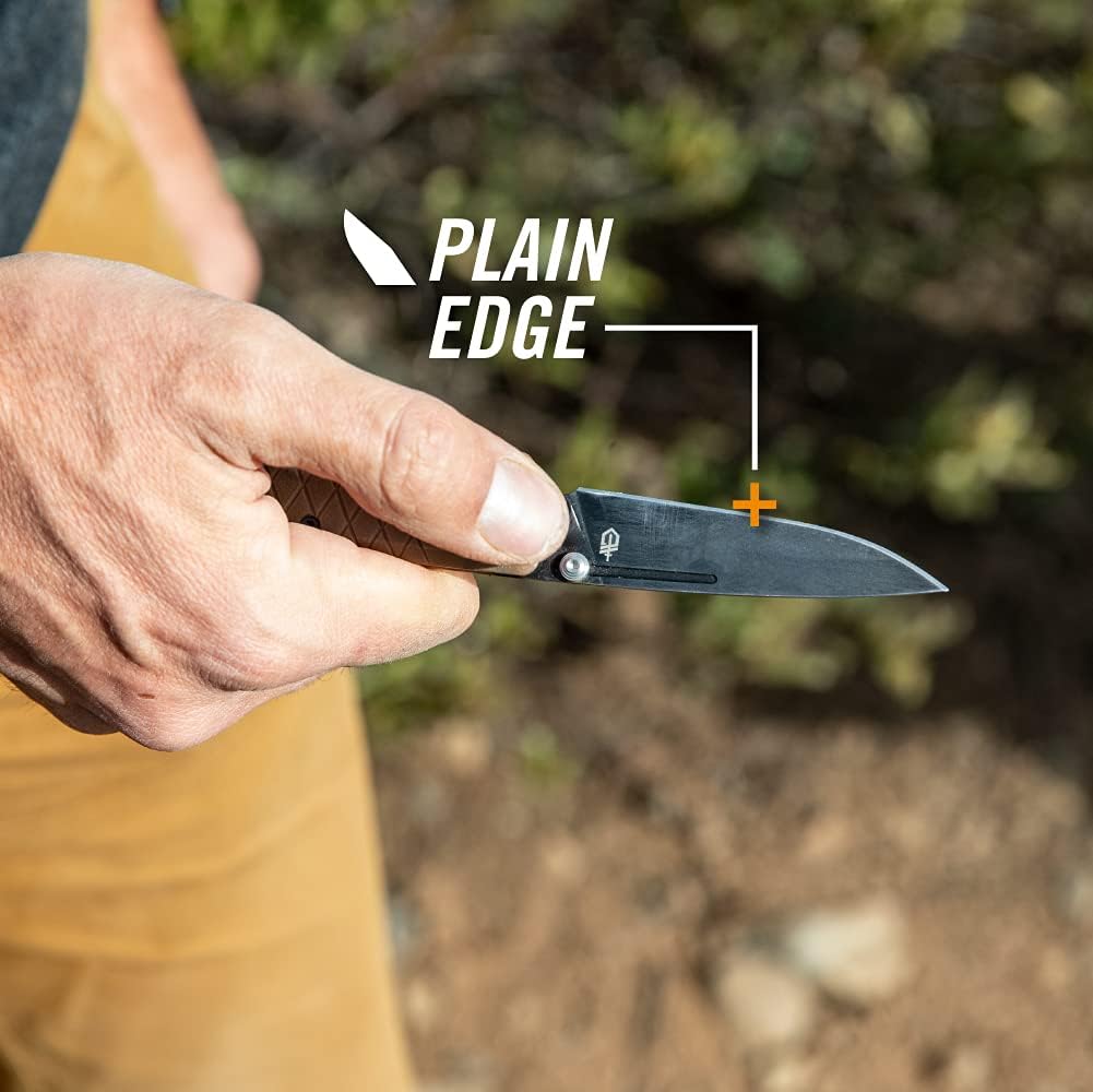 Cuchillo de bolsillo plegable color negro
