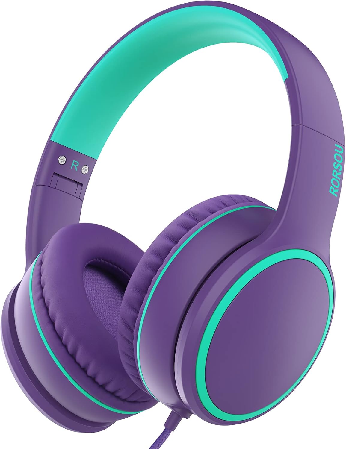 Auriculares RORSOU R10 con micrófono, ligeros y plegables