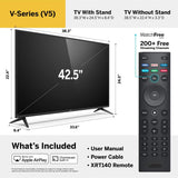 Televisor 4K Smart VIZIO de 43, HDR, AirPlay, V-Series