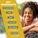 Suplemento Multivitamínicos y minerales veganos con vitamina