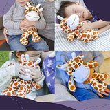 Peluche de Jirafa color blanco y marrón 10in. Wild Baby