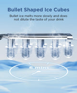 Máquina de hielo portátil con autolimpieza COWSAR