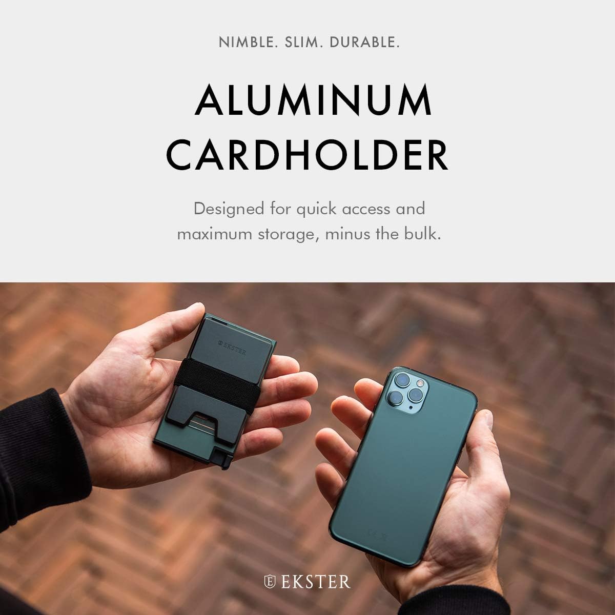 Billeteras o Portatarjetas de aluminio cartera minimalista