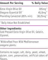 Cápsulas de Aceite de Orégano Silvestre, Alto Carvacrol, 60 cáps.