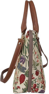Bolso de hombro Signare con tapiz de flores para mujer