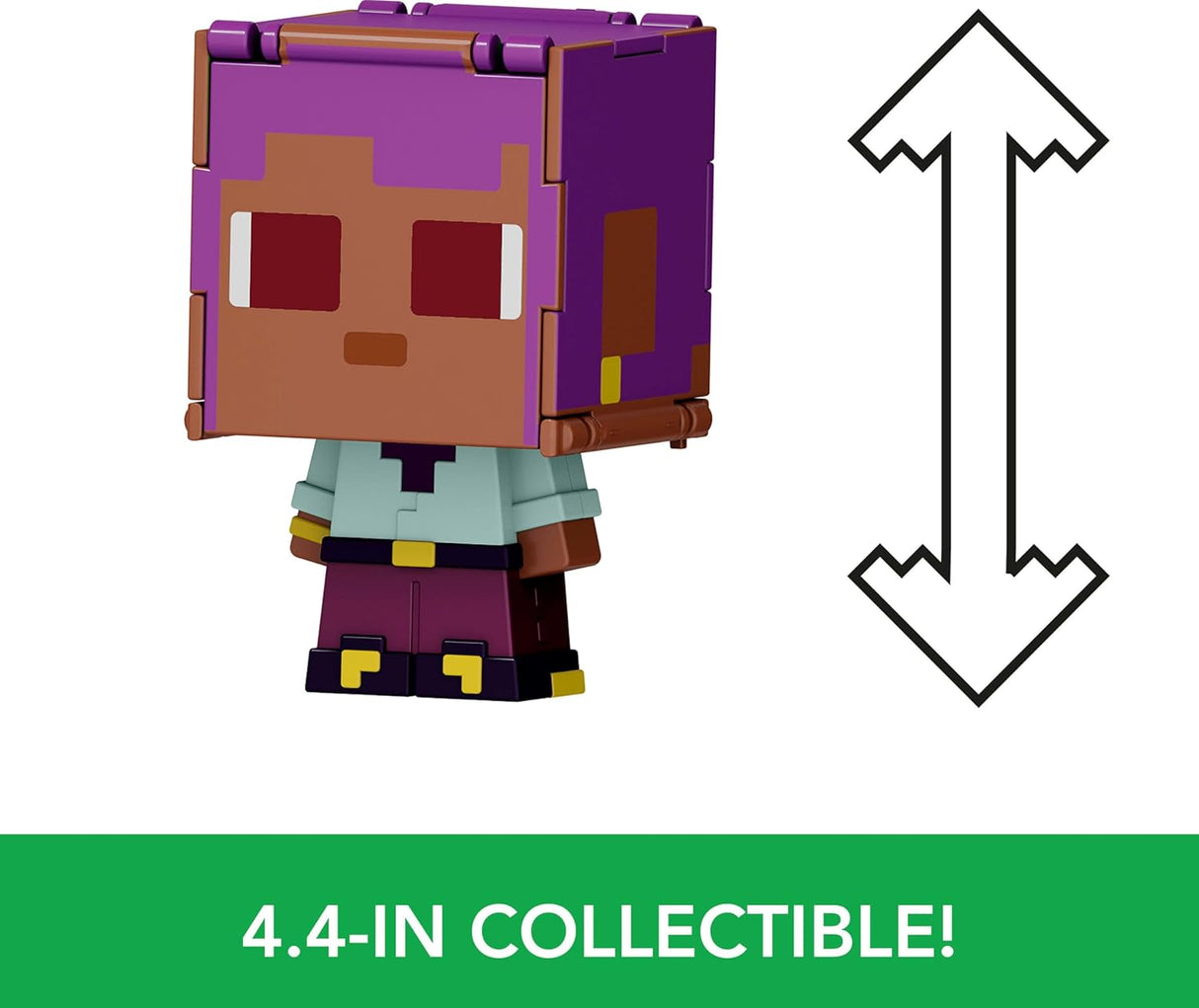 Figuras de acción Minecraft Mattel 2-pack con fidget y accesorios