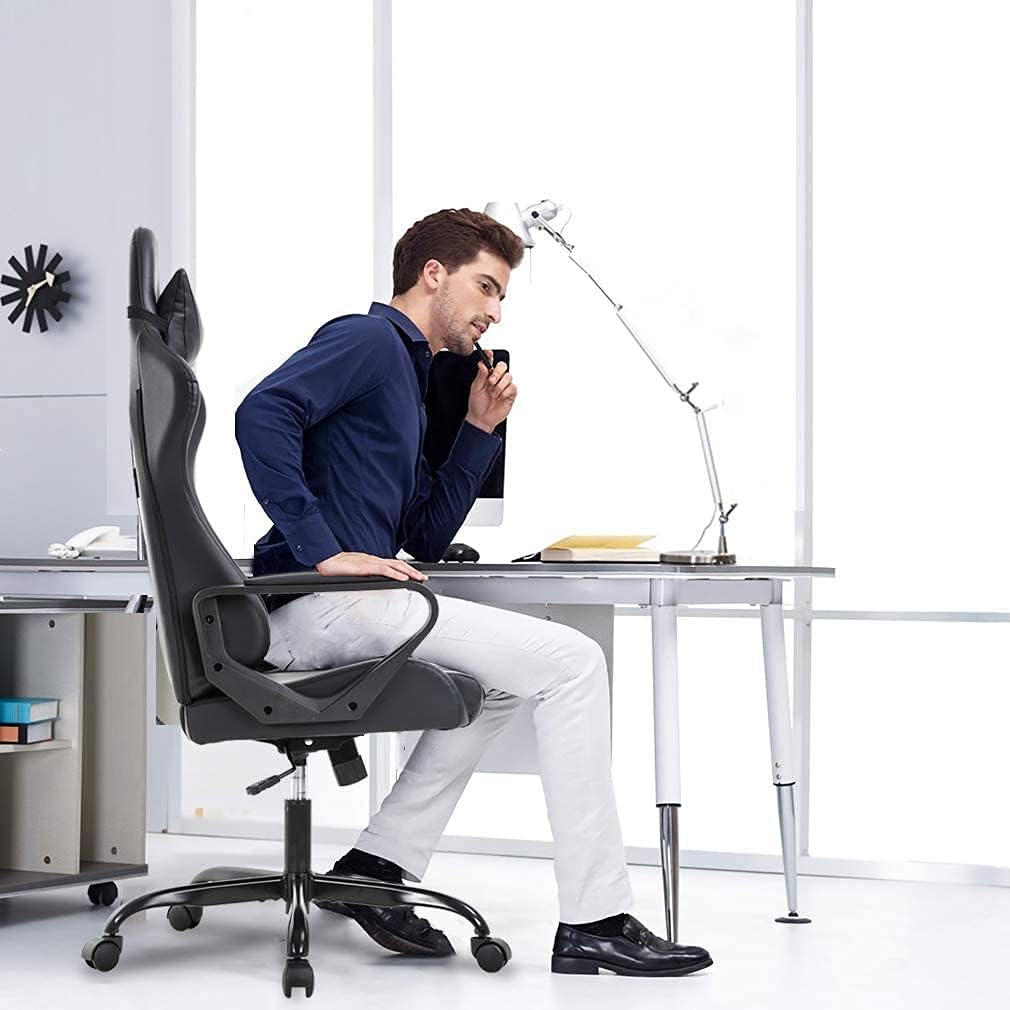 Silla Gamer con soporte lumbar Black game chair BSTOPHKL