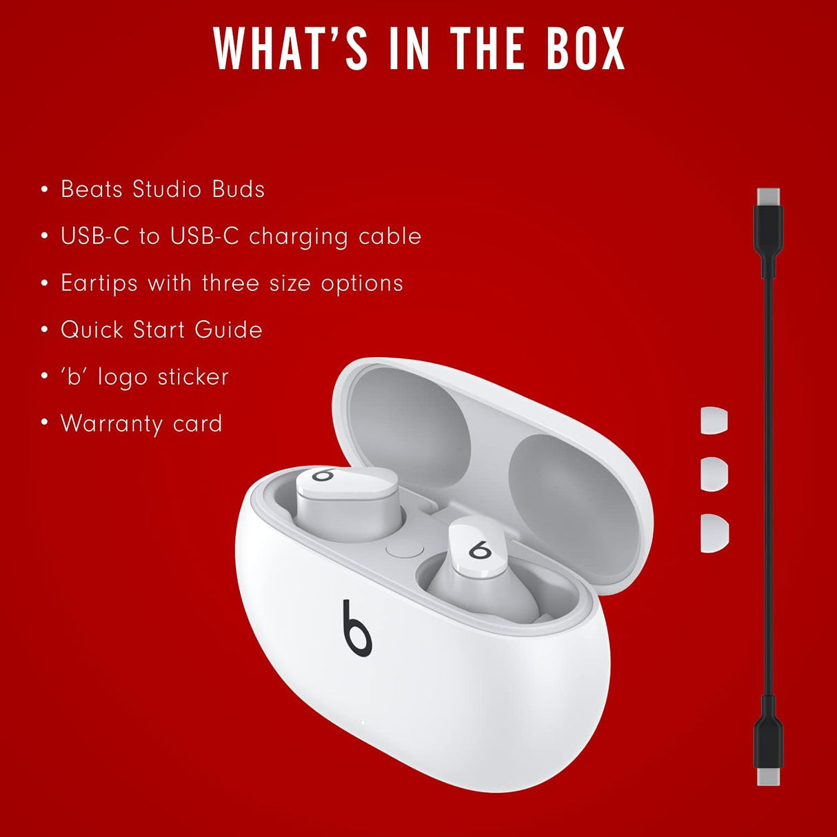 Auriculares Inalámbricos con Cancelación de Ruido - Beats Studio Buds