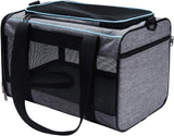 Transportín Vceoa 17.5x11x11 para gatos y perros hasta 16 lbs
