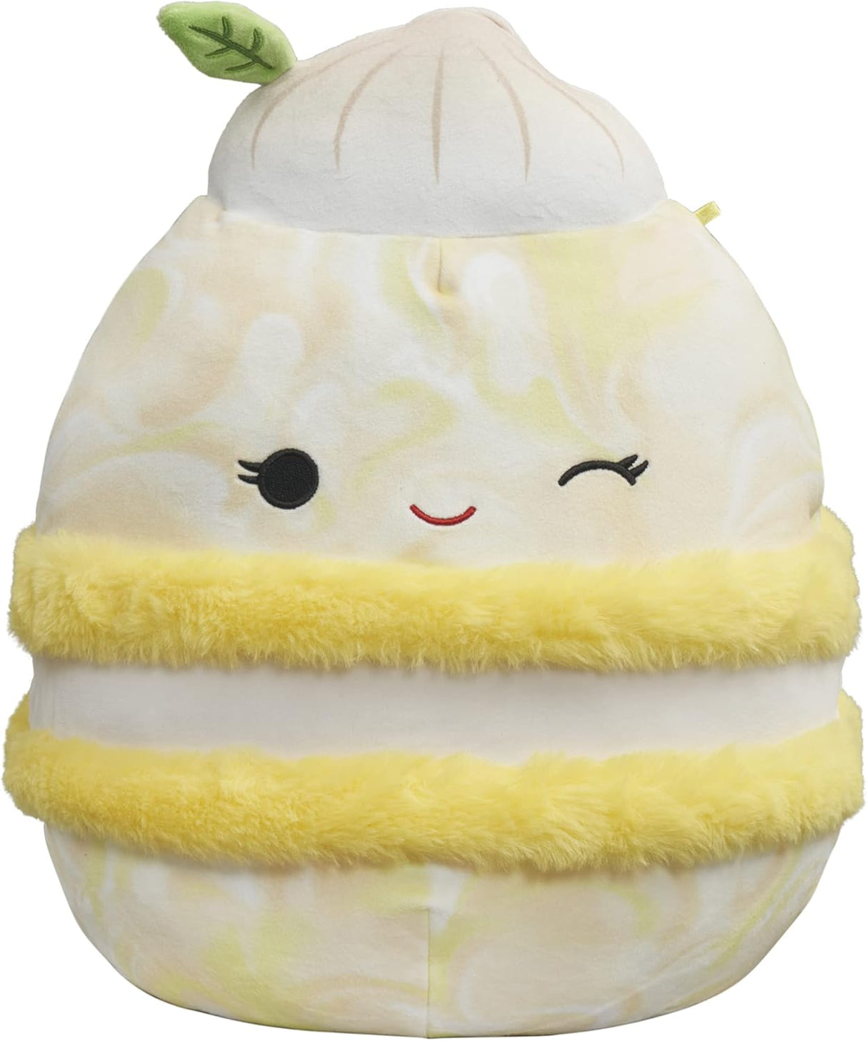 Peluche  Squishmallows de macarrón merengue amarillo de 12