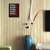 Pyradecor Watch Your Thoughts - Lienzo decorativo para pared