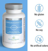 OmegaAdvance Omega-3 Fish Oil 1000mg EPA&DHA Lutein 60 Softgels