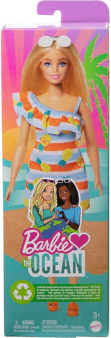 Barbie Muñeca Amante del Océano con Vestido Floral y Accesorios