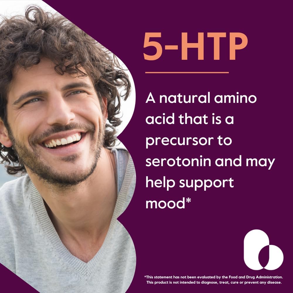 Suplemento 5-HTP 400mg BESTVITE - Vegano y Sin Gluten