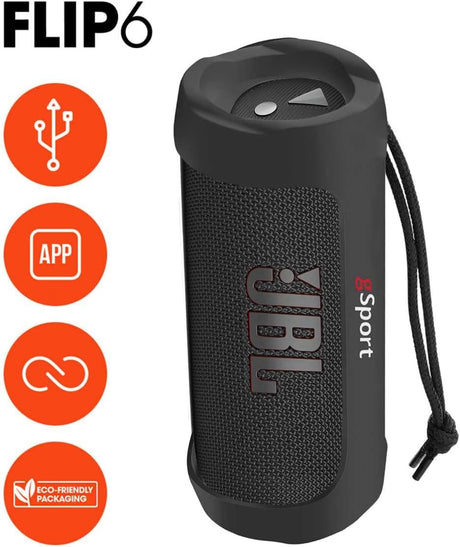 Altavoz portátil JBL FLIP 6 impermeable con funda gSport
