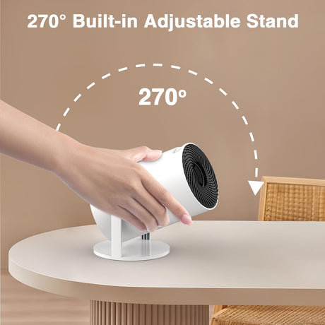 Proyector Mini PANSEBA 270° Ajustable, WiFi 6, Bluetooth