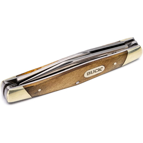 Cuchillo de bolsillo plegable de 3 cuchillas con mango