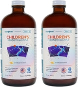 Multivitamínico líquido completo para niños fibra prebiótica