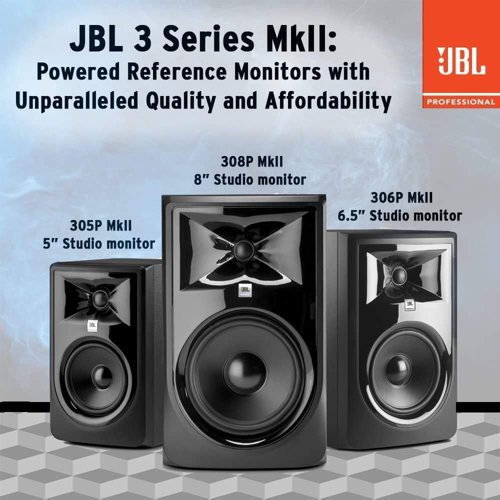 Monitores de Estudio JBL 305P MkII 5 Activos, Pareja