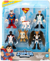 Figuritas Fisher-Price Imaginext Superman Pack 6 Personajes Krypto Kaiju