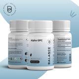 Suplemento de Colina Alpha GPC 600mg - Fórmula Avanzada de Memoria
