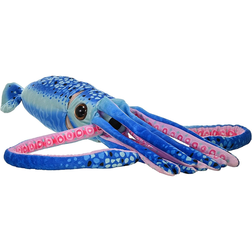 Peluche Calamar  animal para niños Azul