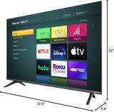 Televisor LED Hisense 43 Smart TV Roku 43H4G, Asistente Google