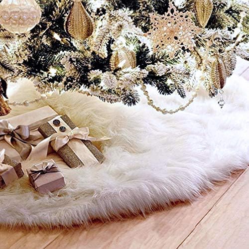 Funda para árbol de Navidad CHICHIC, piel sintética, 48 pulgadas