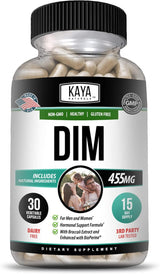 Suplemento DIM para mujeres y hombres Cápsulas vegetales
