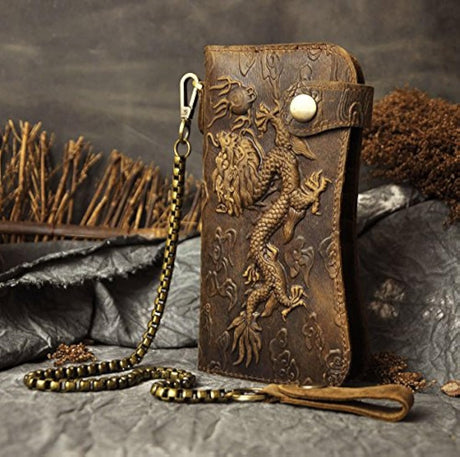 Billeteras, Cartera de piel auténtica hombre