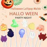 Set de Moldes de Lollipops Halloween con Palitos y Bolsas