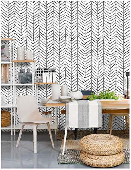 HaokHome 96020-Papel pintado de vinilo adhesivo para pared