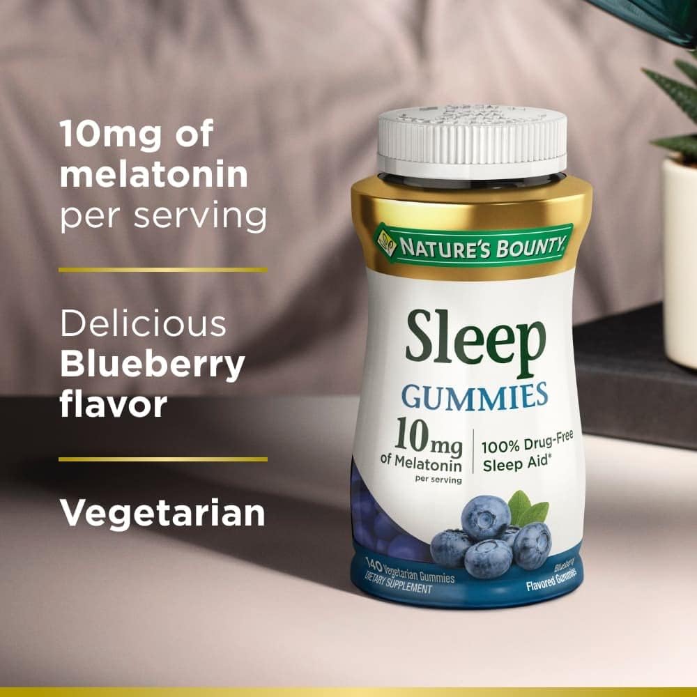 suplemento para dormir 100% Gomitas de de 10 mg 140 unidades