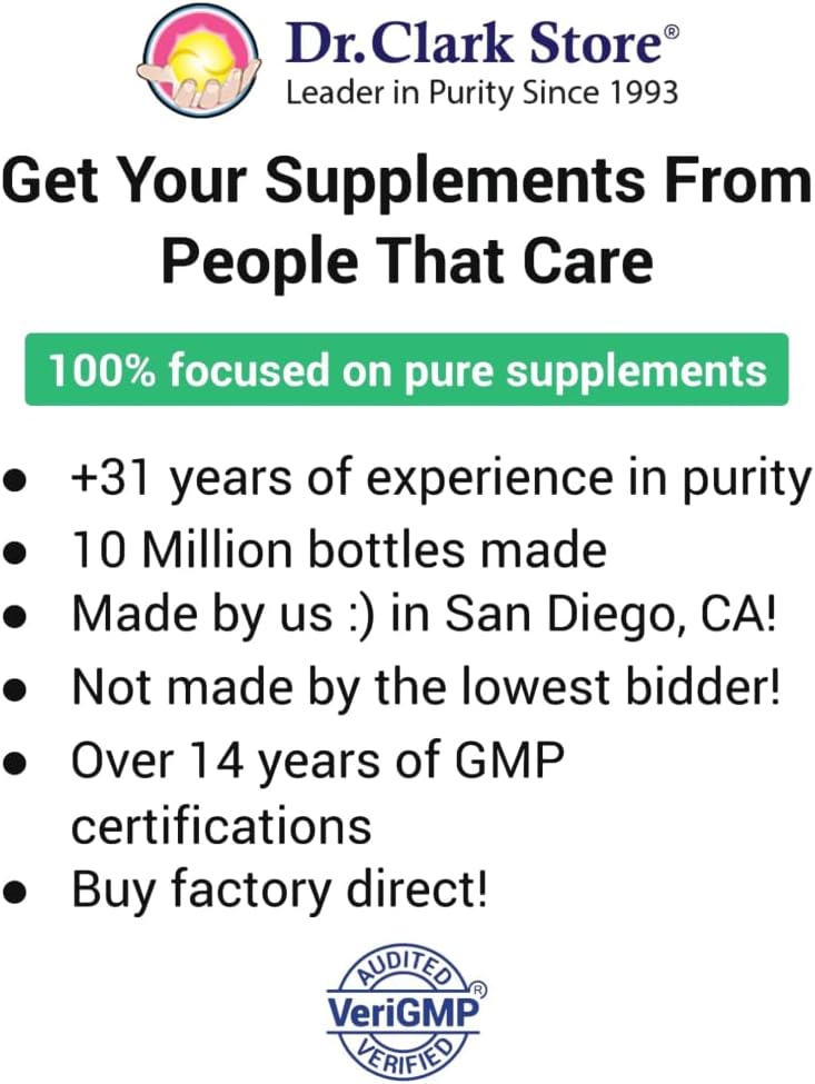 Suplemento Ashwagandha 1000 mg Dr Clark, 30 Tabletas