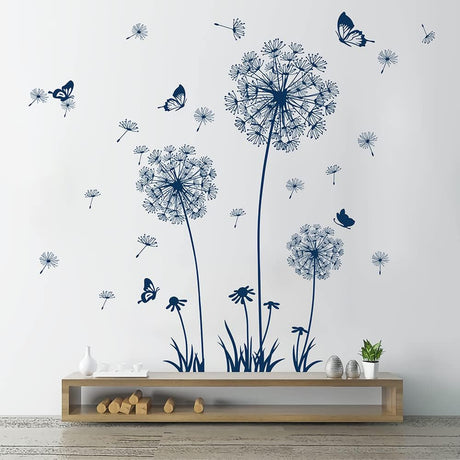Stickers de Pared Flores y Mariposas - Supzone - Decoración