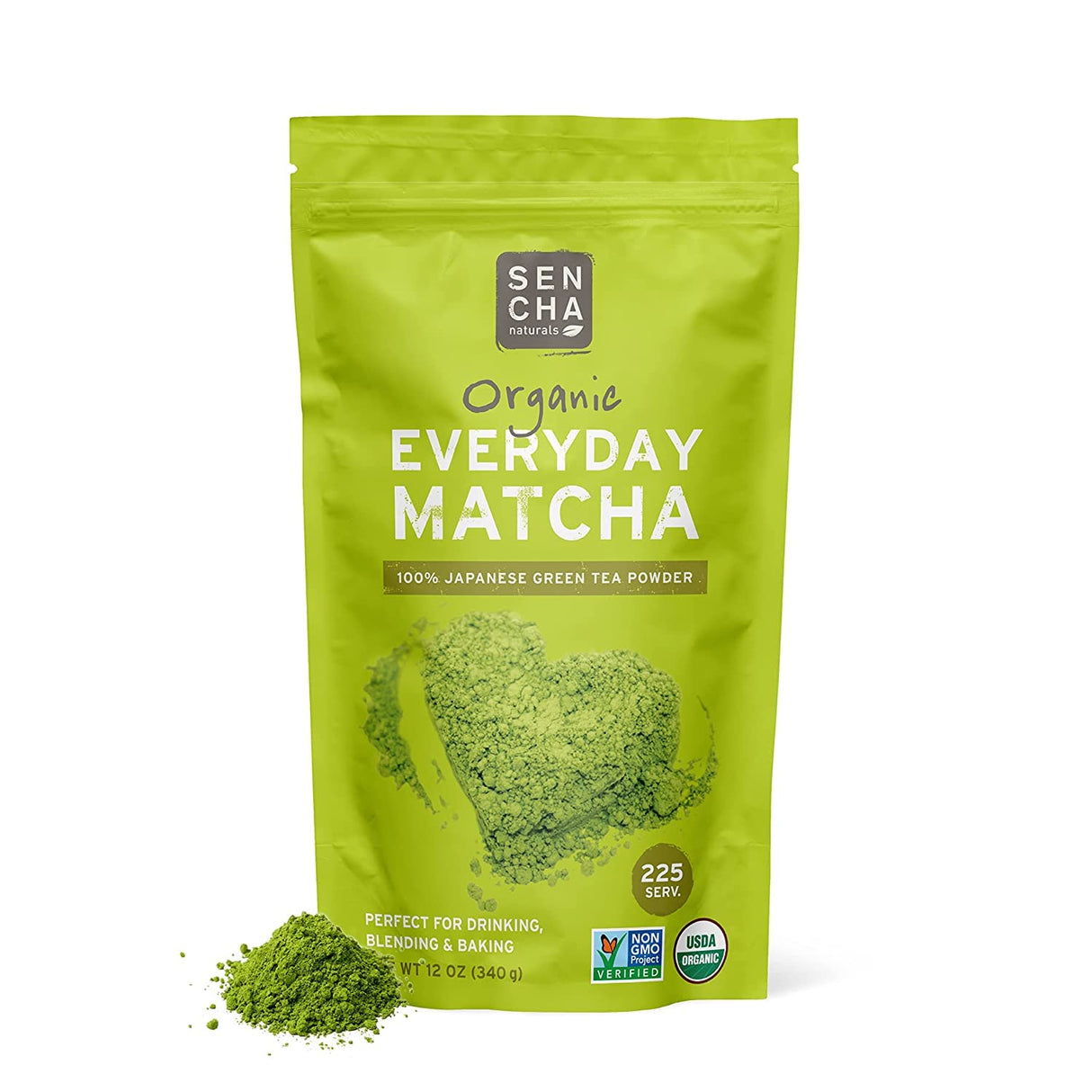 Eveyrday Matcha Verde Orgánico 12oz Sencha Antioxidante