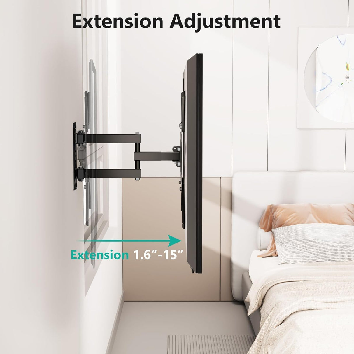 Soporte de pared giratorio para TV pantallas planas LED
