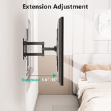 Soporte de pared giratorio para TV pantallas planas LED