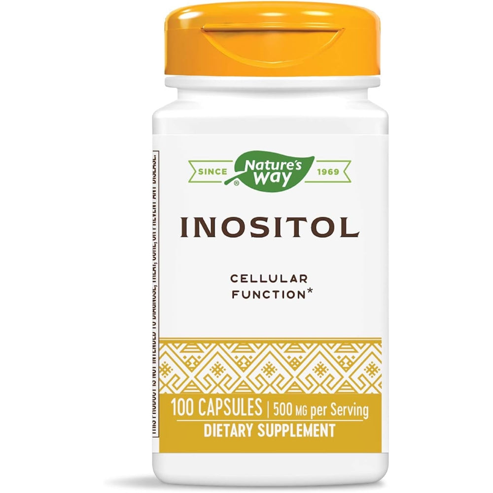 Suplementos Inositol 500 mg por porción, 100 cápsulas