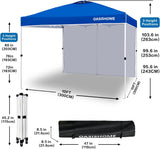 Tienda de campaña portátil para exteriores, 10 x 10 pies