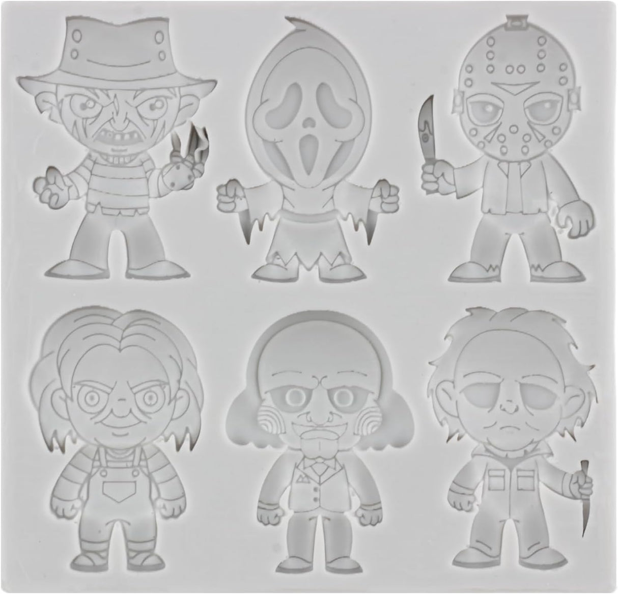 Moldes de Silicona para Personajes de Terror - Set de 2