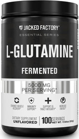 Suplemento L-Glutamina en Polvo Jacked Factory 100 Porciones