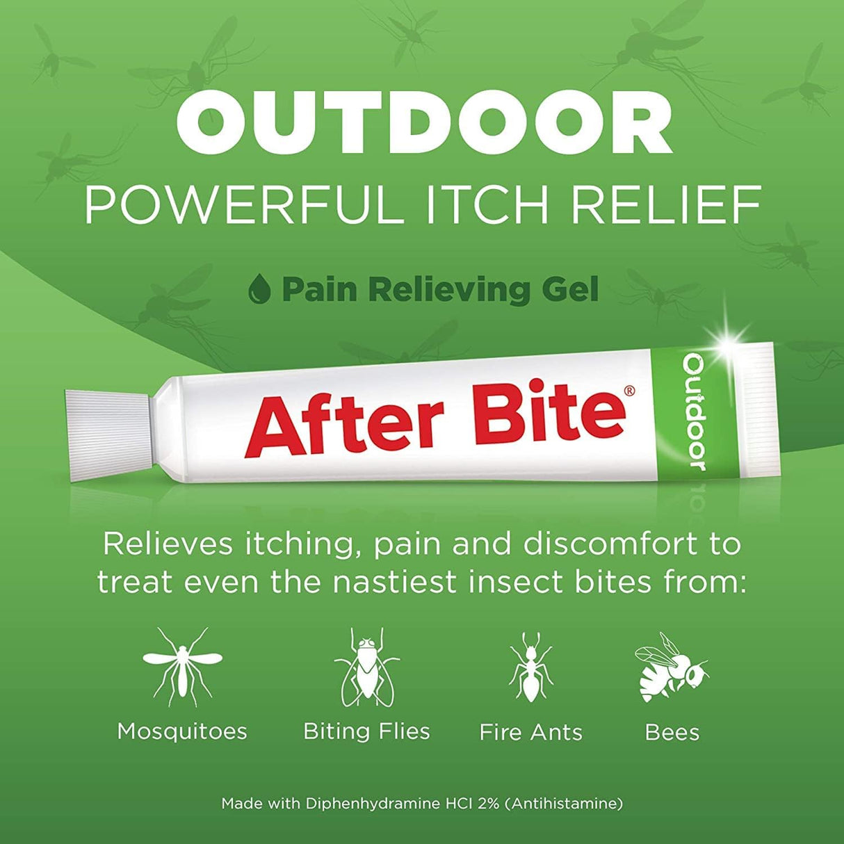 Gel nuevo y mejorado para exteriores paquete de 4 After Bite