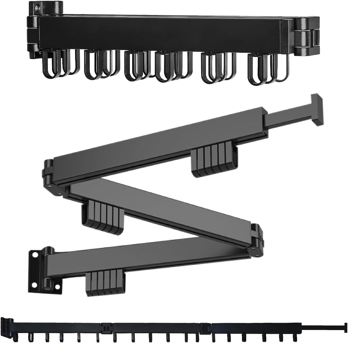 Tendedero Plegable de Pared - Tri-Fold Expandible y Retráctil