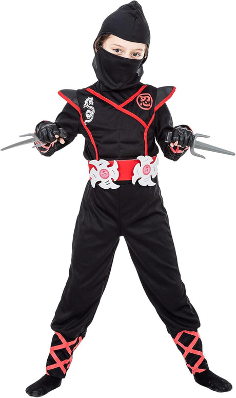 Disfraz de Ninja para Niños con Accesorios - Halloween Kids