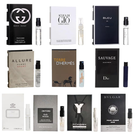 Juego de Muestras de Perfume para Hombre, 10 Piezas