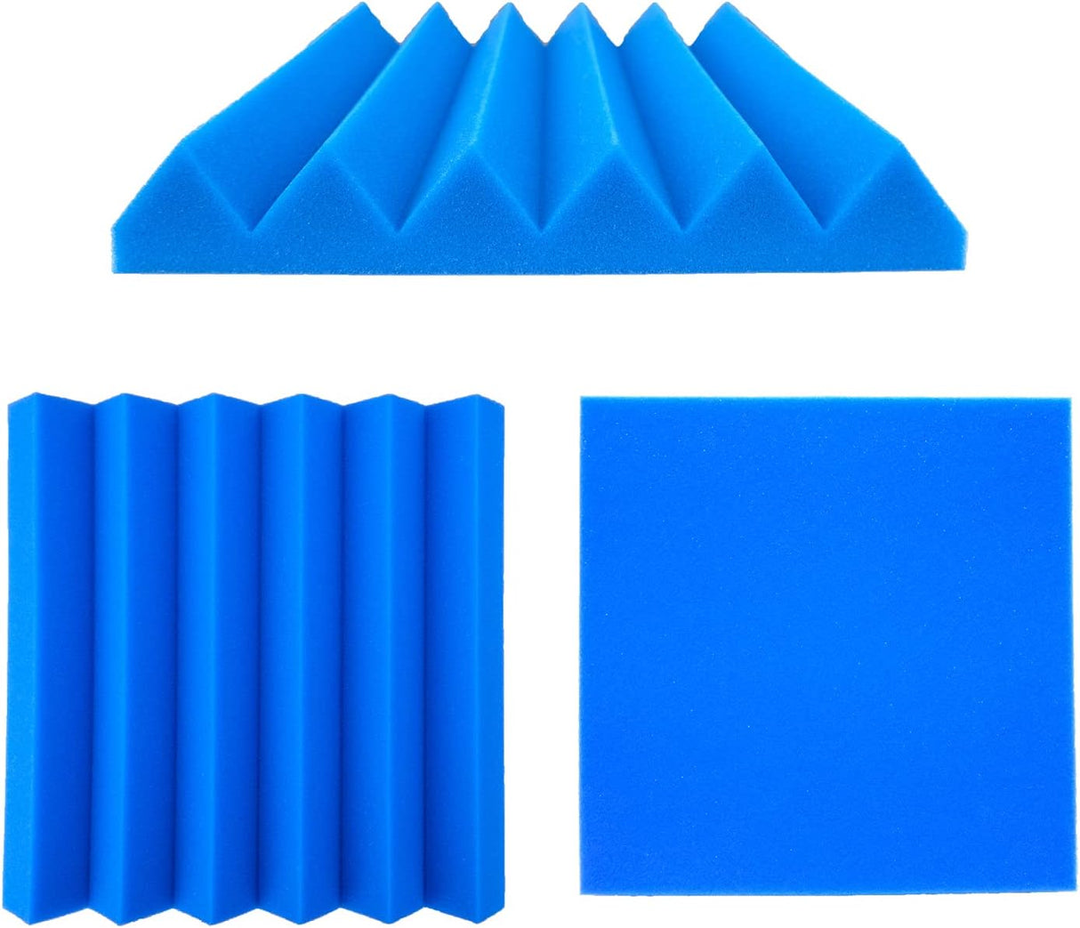 Paneles Acústicos, 24 Piezas, 2 x 12, Aislantes de Sonido